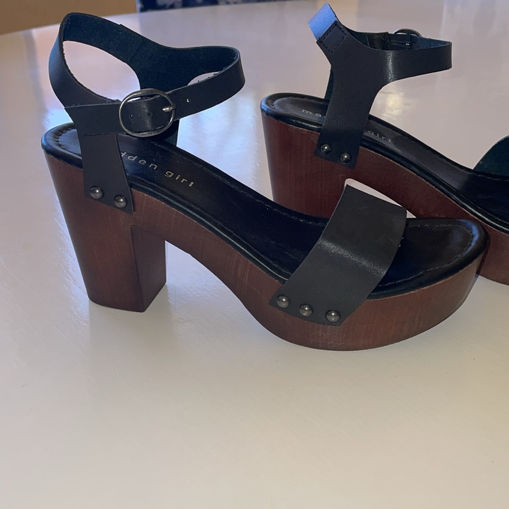 Madden Girl Women's Faux Leather Platform Sandals